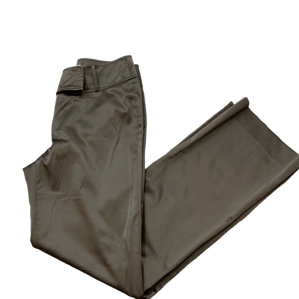 Donna Degnan Shimmery Taupe Brown Wide Leg Dress Pants‎ Size 8